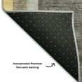 thumbnail image 3 of Addison Rugs Mayfield Washable Transitional Art Deco Taupe Rectangle Rug, 3' x 5', 3 of 6