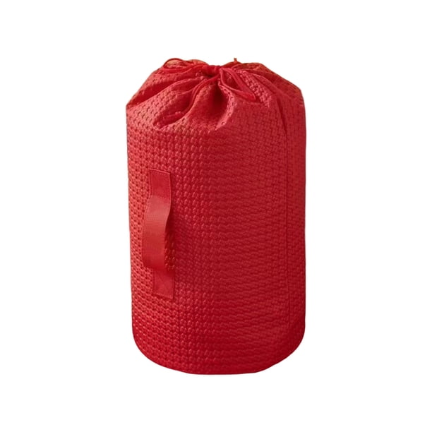 Bolsas de Cordón para Embalaje Bolsa No Tejida, Bolsa de Cordón, Bolsa de Almacenamiento de Tubo Recto de Fondo Redondo, Bolsa de Cordón Cilíndrica, Bolsa de Almacenamiento Acolchada, Bolsa de Embalaj