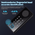thumbnail image 5 of Digital Cerradura Electrónica Inteligente Seguridad Huella Negro, 5 of 5
