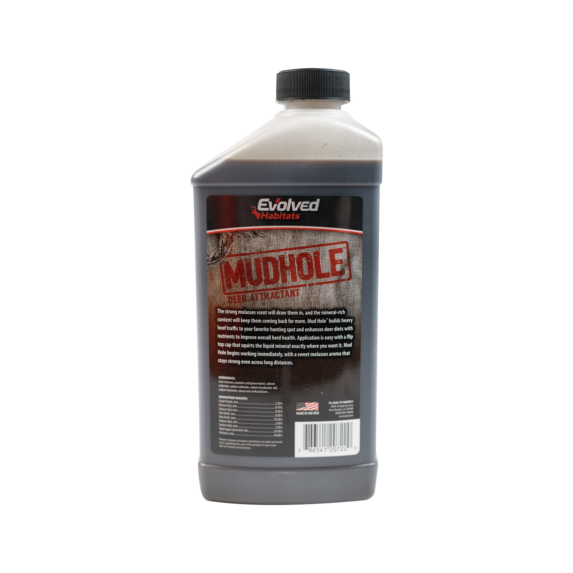 Evolved Habitats Molasses Flavored Mud Hole Deer Attractant, 40 oz