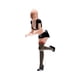 thumbnail image 2 of Adorno de escena en miniatura, modelo de personaje, juguetes para personas pequeñas, modelo de muñeca de simulación Negro, 2 of 9