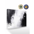 thumbnail image 2 of Black Gray White Wall Art for Living Room,Canvas Picture Wall Decor for Bathroom Bedroom,Minimalism Abstract Ombre Aesthetic Painting Artwork for Office Kitchen Hallway Dining Room Home Decor 12"x16", 2 of 8