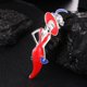 thumbnail image 2 of Esmalte Rhinestones Lady Figure Ball Party Vestido de lujo Lady Broche Pin Rojo Sunnimix Broche de diamantes de imitación para mujeres, 2 of 7