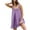 Purple, variant on Kaemgyyd Casual Dresses for Women Sleeveless Square Collar Adjustable Strap Mini Dress Loose Flowy Tank Sundress for Vaction