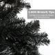 thumbnail image 4 of Árbol de Navidad Sunnyglade, PVC negro, 7.5 pies con 1400 puntas, 4 of 6