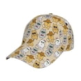 thumbnail image 2 of Xecao Music Dancing Cat for Baseball Cap: Unisex, crafted from classic polyester twill fabric, featuring a soft unconstructed design, 2 of 5