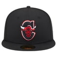 thumbnail image 2 of Men's New Era  Black Chicago Bulls Deceptor 59FIFTY Fitted Hat, 2 of 5