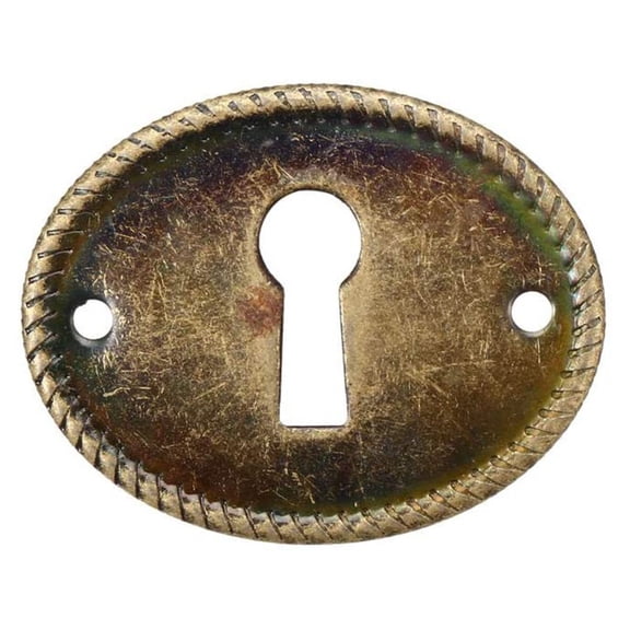 6Pcs Replacement Antique Vintage Style Bronze Cabinet Door Lock W/ Key Tool