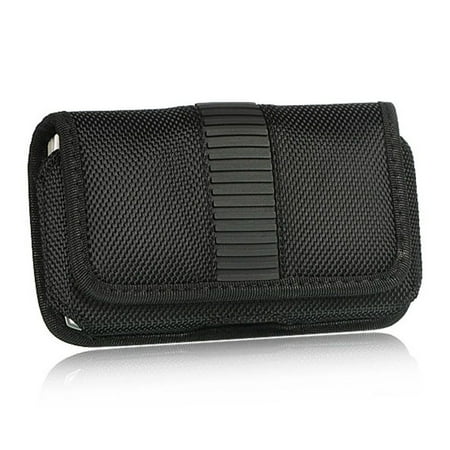 Insten Horizontal Magnetic Flip Leather Case Cover with Belt clip For iPhone 4 4S iPod Touch 4 4th Gen - (Best Belt Case For Iphone 4s)