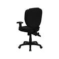 thumbnail image 5 of Scranton & Co Fabric Black Office Chair Mid-Back Adjustable 35"-41" Unassembled, 5 of 5