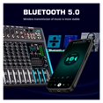 thumbnail image 4 of DP-10 Mixer DJ Controller 10-channel 99 DSP Reverb Recording Mixer with Bluetooth 5.0 Professional Performance, 4 of 6