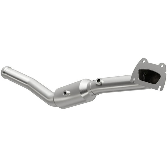 MagnaFlow California Converter 5551723 Direct Fit California Catalytic Converter; 2.5 in. Tubing; Body L-11 in.; Overall L-35.75 in.; Stainless Steel;