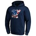 thumbnail image 2 of Men's Navy Ole Miss Rebels Banner Wave Pullover Hoodie, 2 of 3