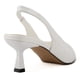 thumbnail image 3 of Zapatos Heelchic Metallic Slingback para mujer, color blanco 8.5, 3 of 8
