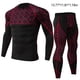 thumbnail image 4 of Guardurnaity Conjunto de ropa interior térmica para hombre, pantalones básicos de secado rápido, ropa deportiva, ropa de compresión, esquí, conjuntos de ropa Rojo SG, 4 of 6