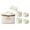 Cream-3, variant on Practical Lunch Box Leakproof Box Student Meal Box Storage Box 316Stainless Steel Texture for Various Setting