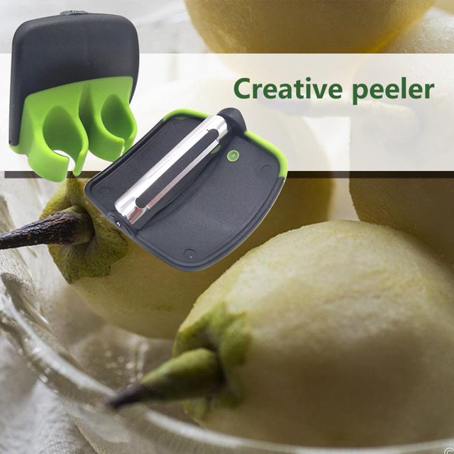 Batería de Cocina Pelador de frutas y verduras creativo tipo de dedo rallador triturador de patatas y zanahorias