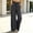Dark Gray, variant on Liuinsasek Wide Leg Pants for Women Fashion Solid-Color Casual Elastic-Waist Drawstring Split Hem for A Stylish Look Lounge Pants