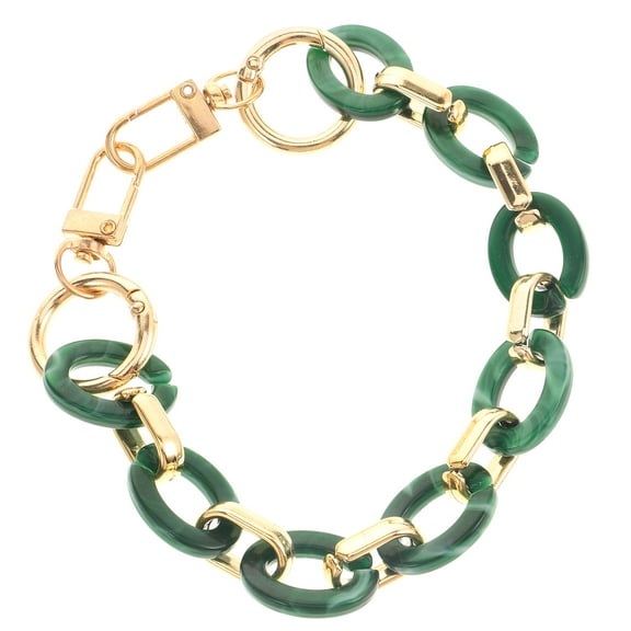 ifundom Replacement Purse Bag Chains Premium Acrylic and Alloy Bag Chain Shoulder Bag Straps (Green)