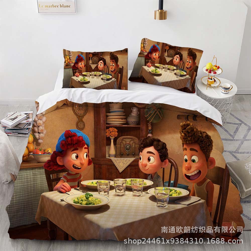 Bed cover cartoon discount