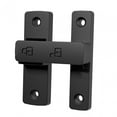 thumbnail image 1 of Pestillo de puerta de , pestillo abatible, pestillo deslizante para puerta, hogar, garaje, baño negro Macarena Cerradura de puerta, 1 of 7