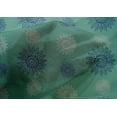 thumbnail image 4 of oneOone Cotton Silk Fabric Spiral & Floral Block Print Fabric By Yard 42 Inch Wide, 4 of 4