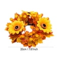 thumbnail image 4 of Artificial Fall Maple Leaf Pinecone Candle Wreath - Decorative Centerpiece for Home, 4 of 5