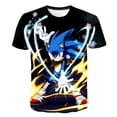 thumbnail image 3 of Camiseta de Sonic para niños, camisetas para niños, camisetas casuales de manga corta con estampado para niños, camisetas de verano para niños, 3 of 5