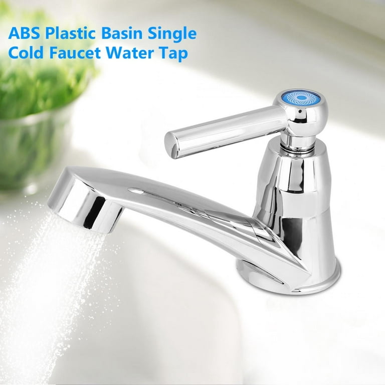 Mgaxyff ABS Plastic Single Cold Faucet Water Tap Bathroom Basin Kitchen Sink