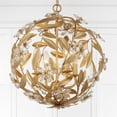 thumbnail image 6 of MSL-316-GA Crystorama Lighting Marselle - 6 Light Pendant-23 Inch Tall and 22 Inch Wide-Antique Gold Finish, 6 of 8