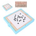 thumbnail image 4 of Gobang Board Game, 2 In 1 Educational Beech Chinese Chess Safe  For Family Party, 4 of 8