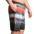 thumbnail image 6 of ZeroXposur Men's Stretch Swim Trunks w/ Diagonal Pocket (Red Port, M), 6 of 11
