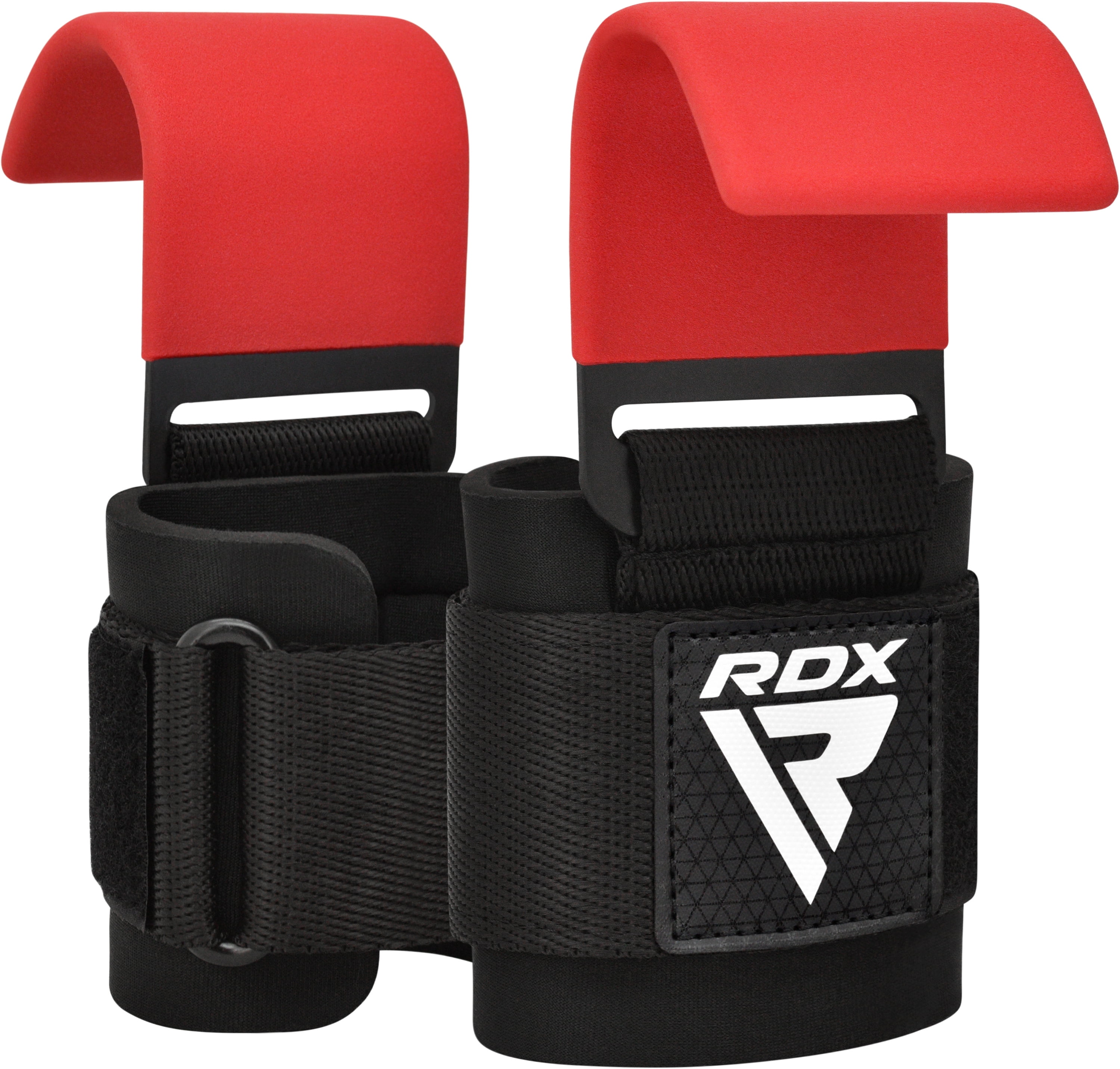 RDX Weight Lifting Hooks Straps Pair, Non-Slip Rubber Coated Grip