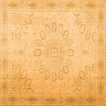 thumbnail image 1 of Ahgly Company Indoor Square Abstract Orange Contemporary Area Rugs, 5' Square, 1 of 1