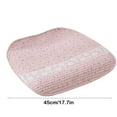 thumbnail image 3 of Btomtd Four Seasons Office Seat Cushion No Slip Pure Thin Chair Pads for Dining Chair and Computer Seat Washable Chair Cushion - 17.71x17.71 inch, Pink, 3 of 6