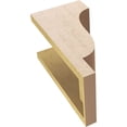 thumbnail image 6 of 7"W x 7"D x 14"H Wide Newport Rough Cedar Woodgrain TimberThane Corbel, Primed Tan, 6 of 6