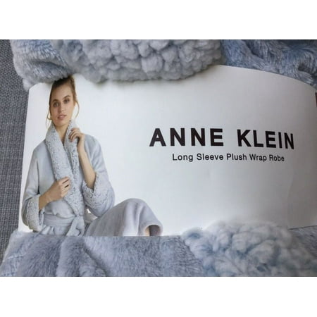 NEW Anne Klein Long Sleeve Plush Zip Robe FAST SHIPPING!