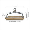 thumbnail image 3 of Bamboo Butter Dish with Glass Lid - Clear Tray for Refrigerator&Counter Butter,Block of Cream Cheese&Serving, 3 of 6