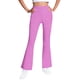 thumbnail image 2 of Pantalones largos con estampado para niñas, forrados de vellón para mayor calidez, pantalones largos casuales, leggings ligeramente acampanados, traje para niñas de 5 a 16 años., 2 of 6