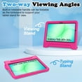 thumbnail image 4 of SUPNICE Kids Case for Samsung Galaxy Tab A11+ Plus 11” 2026/A9+ Plus 11 Inch 2023 with Built-in Screen Protector, Light Weight Shock Proof Handle Stand Kids Friendly Cover ,Pink, 4 of 8