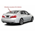 thumbnail image 3 of Heated Tempered Rear Back Window Back Glass Compatible with Infiniti M35 M45 2006-2010 Models, 3 of 4