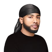 (4 pack) WavEnforcer Classic Do-Rag Black
