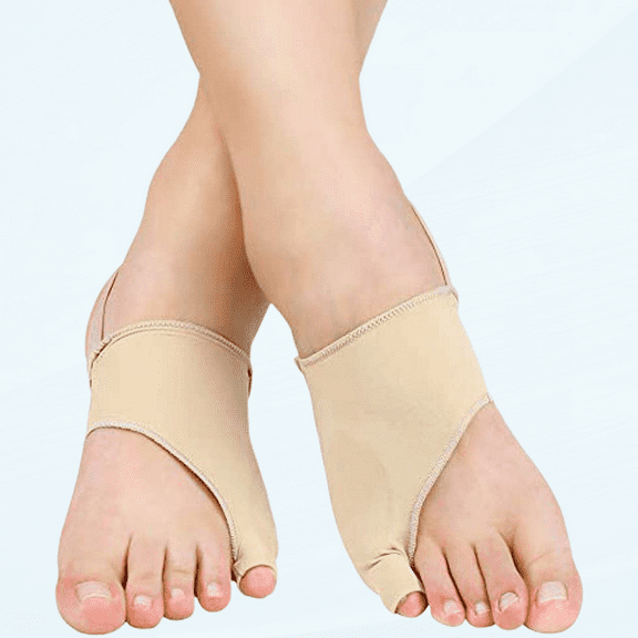 Tailors Bunion Corrector Pinky Toe Pain Relief Pad Soft Silicone Gel Bunion Pads with Anti-Slip Strap, Little Toe Cushions Spacer Guard Bunionette Corrector for Calluses, Blisters, Corns