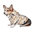 thumbnail image 7 of Fotbe Shiba Inu Dog Print Small Dog Sweater Hoodies Pet Grey Hooded Soft Fleece Sweatshirts with Pocket Fall Winter Puppy Cat Sweaters Warm Clothes-X-Large, 7 of 7