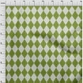 thumbnail image 4 of oneOone Cotton Poplin Green Fabric Argyle Diy Clothing Quilting Fabric Print Fabric By Yard 56 Inch Wide, 4 of 4