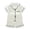 1-216White592, variant on MEZZALL Toddler Kids Baby Boys Girl Solid Color Pajamas Sets Sleepwear Short Sleeve Lapel Shirt Shorts Clothes Set Relaxed Fit Nightwear