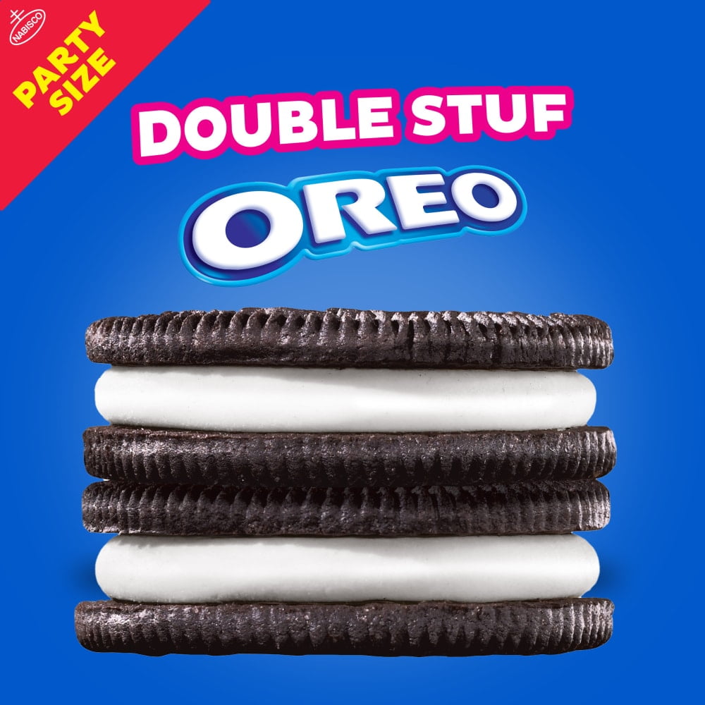 Pack of 4 Oreo Double Stuf Sandwich Cookies Party Size, 24.95 oz (packaging may vary)