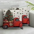 thumbnail image 3 of GOSMITH  Christmas Pillow Covers, Farmhouse Throw Pillow Covers Christmas Décor Winter Holiday Cushion Case for Sofa Couch, Decorative Pillow Cases for Xmas Home Decor Gift, 3 of 5