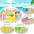 thumbnail image 3 of KiddiTouch 24 Pcs Beach Sand Toy, Summer Sandbox Toys with Collapsible Plastic Bucket & Mesh Bag, 18 Sand Molds Tools for Toddlers Kids Ages 3-12, 3 of 9