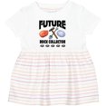 thumbnail image 3 of Inktastic Future Rock Collector Girls Baby Dress, 3 of 5